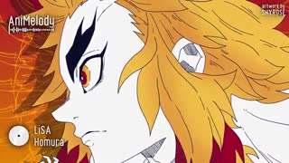 نسخه کامل آهنگ ژاپنی Homura از Lisa به کار رفته در انیمه سینمایی Demon Slayer - Kimetsu no Yaiba - The Movie: Mugen Train