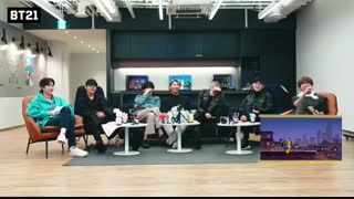 ریکشن بی تی اس به انیمیشن BT21 UNIVERSE لینک دانلود زیر نویس فارسی در کپشن