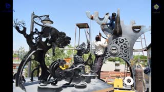 نبرد اسفندیار و دو شیر