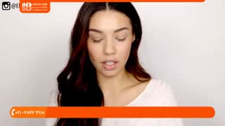 آموزش آرایش چشم شیک و زیبا با  رژ لب قرمز