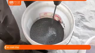 آموزش اجرای اپوکسی متالیک بر روی کف سالن