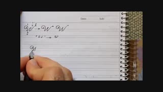 مجموعه آموزش خطاطی پیوسته انگلیسی (لاتین) - جلسه بیست و سوم