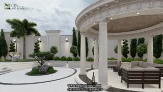 محوطه سازی ویلا