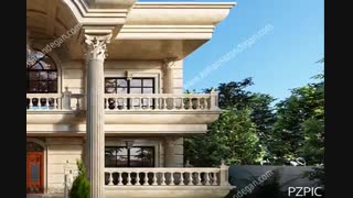 طراحی و ساخت ویلای دوبلکس کلاسیک در مازندران نوشهر