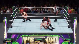 گیم پلی بازی 2k20 کشتی کج : THE MIZ VS SETH ROLLINS VS FINN BALOR