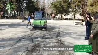 جاروی محوطه سوییپر و نحوه عملکرد دستگاه