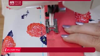 آموزش جیب شکافی با لبه برگردان  در خیاطی مولر