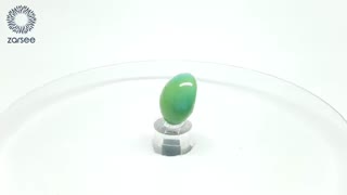 نگین فیروزه سبز عجمی اصل کرمان کد N125
