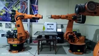 ربات های کوکا | حرکت هماهنگ رباتهای کوکا|جا به جایی رباتیک