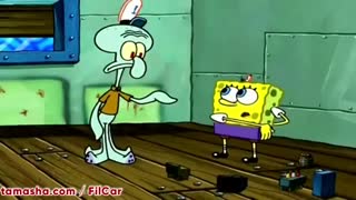 باب اسفنجی مرد دریا و پسر صدفی