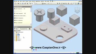 Autodesk Inventor Tutorial 2011 - 148 Place Component