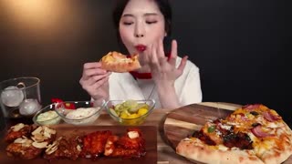 چالش پیتزا خوری اسمر