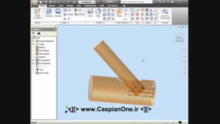 Autodesk Inventor Tutorial 2011 - 340 Angle Connection