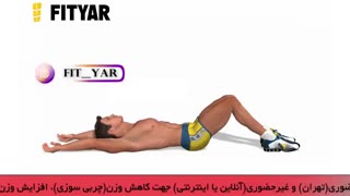 حرکت دراز نشست با پرتاب دست