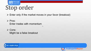 انواع مختلف سفارشات در بازار فارکس (  بازار ارز )