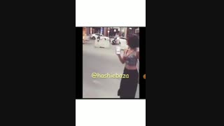 رقص شاهیکا وسط خیابون