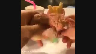 اسلایم خوردنی همبرگر!!! تو ضیحات مهم