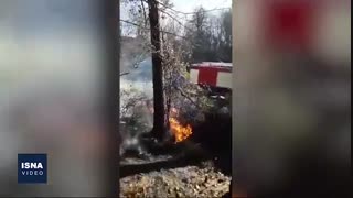 مهار آتش‌سوزی در جنگل‌های سراوان رشت