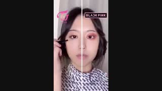 فرق میکاپ black pink..و..twice