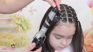 آموزش مدل مو بچه گانه دختر لانه زنبوری دو طرفه- مومیس مرجع و مشاور مو