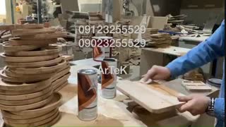 رنگ ظروف چوبی مخصوص تولید کننده ARTEK