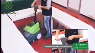 اسکرابر مجهز به دسته قابل تنظیم
