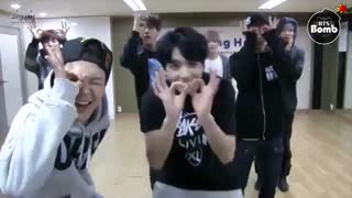 BTS - دیوونه بازی پسرا تو تمرین رقص *방탄소년단*