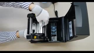 نصب لیبل و ریبون پرینتر  Bixolon TX400