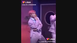 جیمین/چند ثانیه از آهنگ boy with luv با جیمین.
