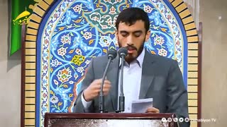 مدح حضرت زهرا (س) مهدی رسولی در حضور رهبر