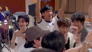 تولد گرفتن برای یوری و درو در پشت صحنه ی سریال جواهر بخش ای